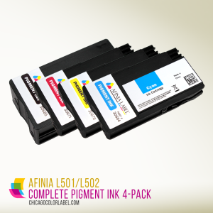 Afinia L502 Pigment Ink 4-Pack