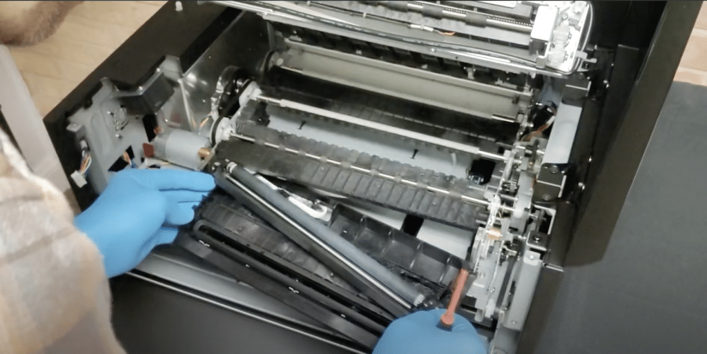 Step 4a Remove Old Wiper Roller