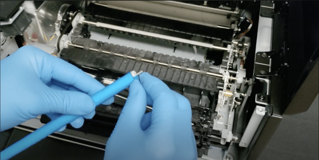 Step 5a Remove Film on New Roller