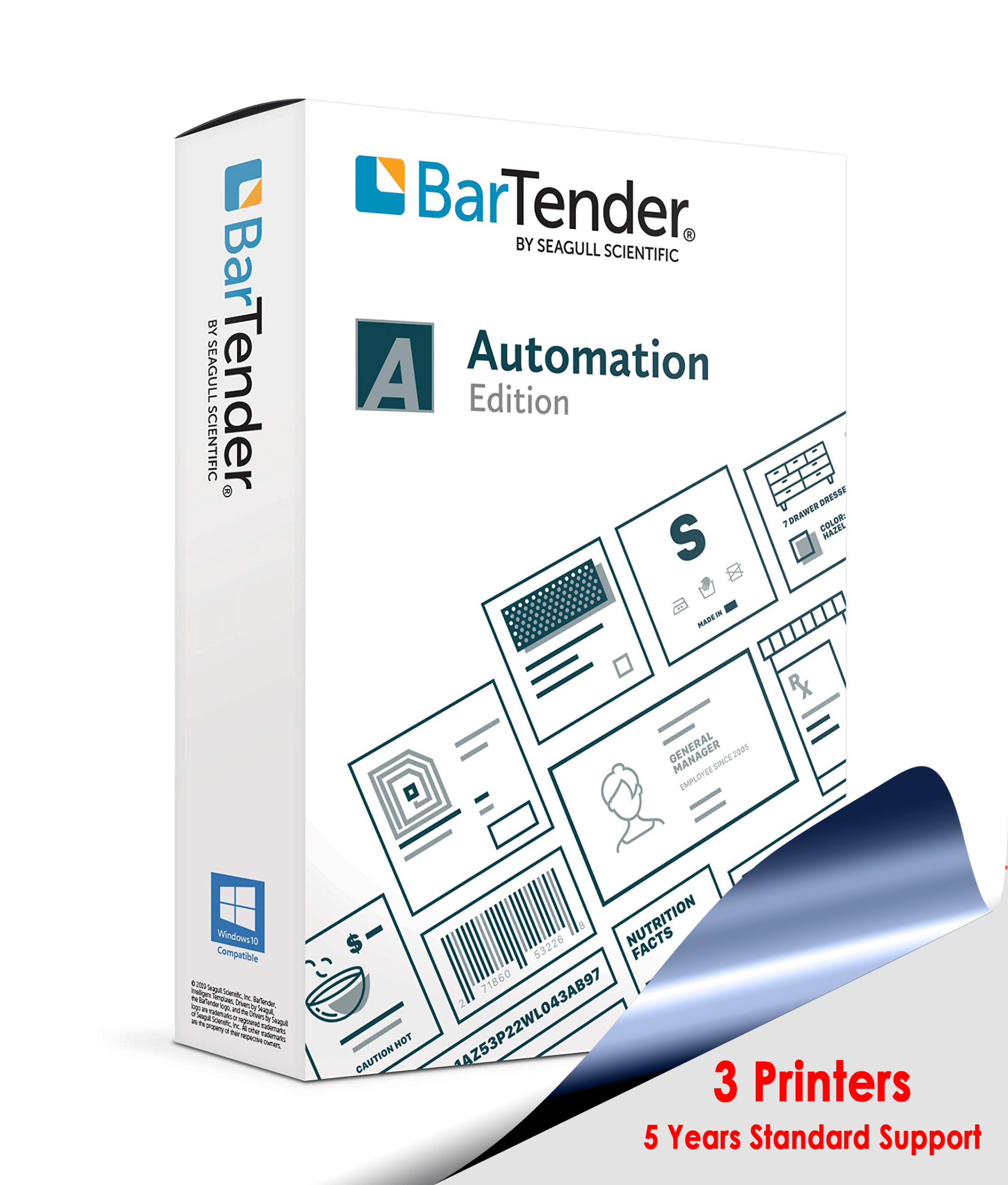 Bartender Automation - 2 Printer (5 YR Support)