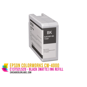 Epson ColorWorks C4000 Back (Matte) Ink Refill