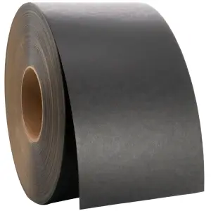 Black Vellum Blank Continuous Roll Labels