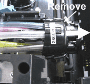 Remove Memjet Revolver Cap - Remove Revolver