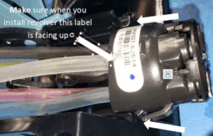 Remove Memjet Revolver Cap - Reinstall Revolver