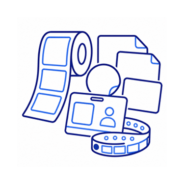 Flexible media support icon