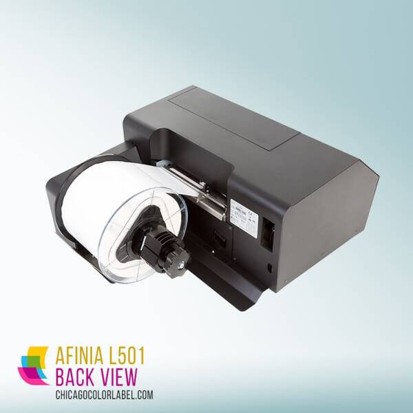 Afinia L502 color label printer - Back